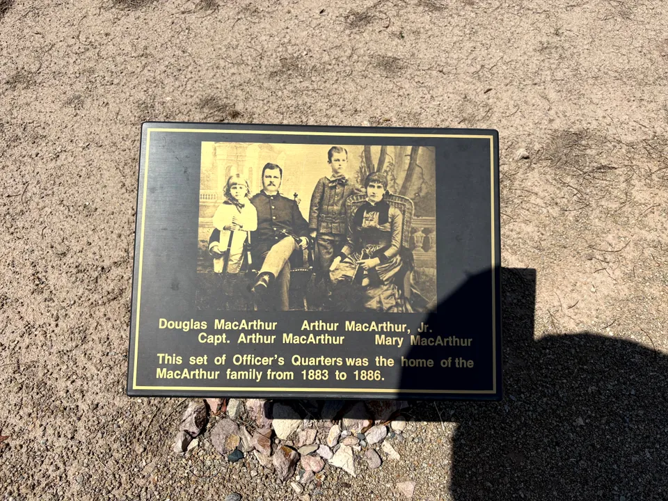 Photograph of MacArthur at Fort Selden Historic Site, New Mexico.