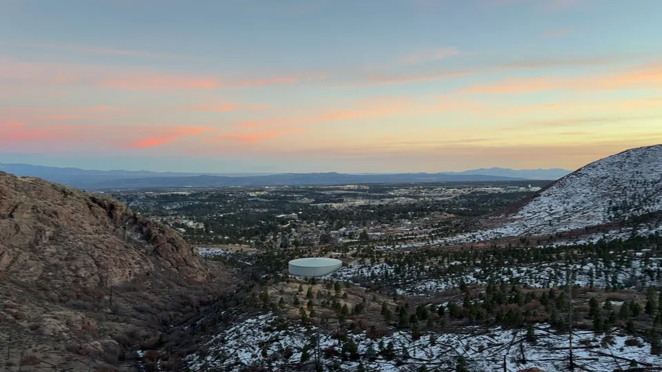 Photograph of Arch View at Los Alamos Arch, New Mexico.