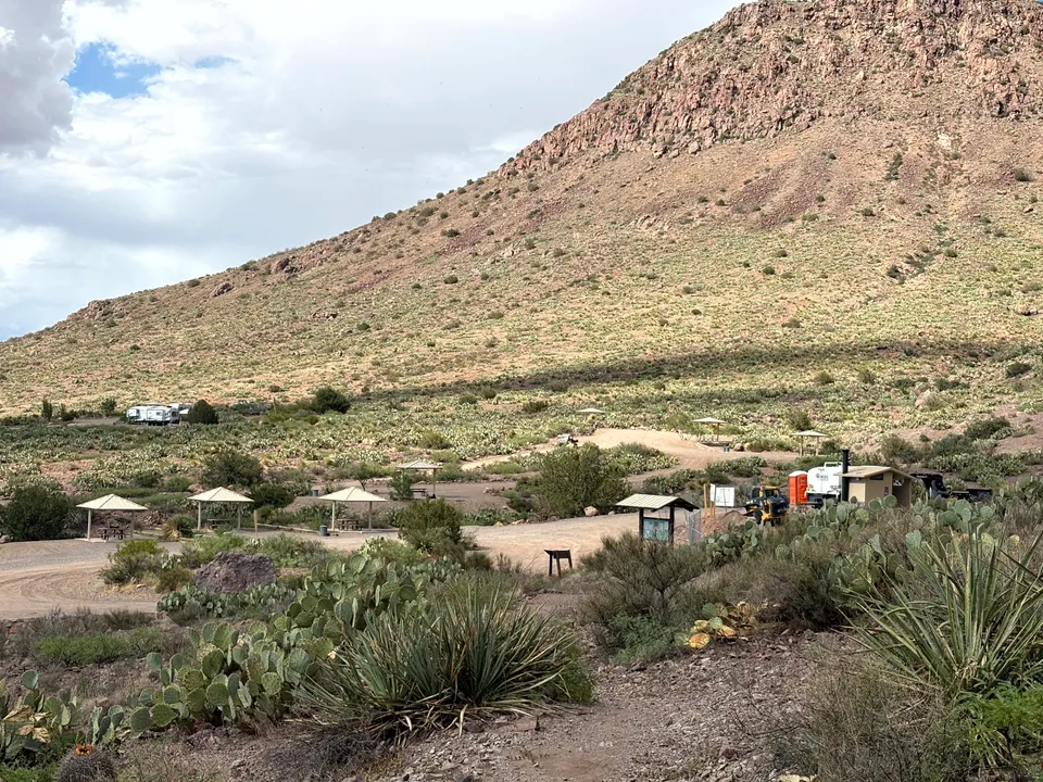 Campsite at Rockhound State Park