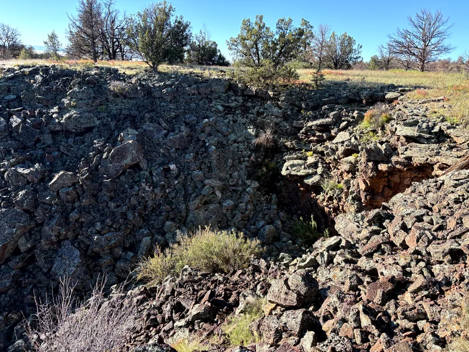 View of the El Calderon crater