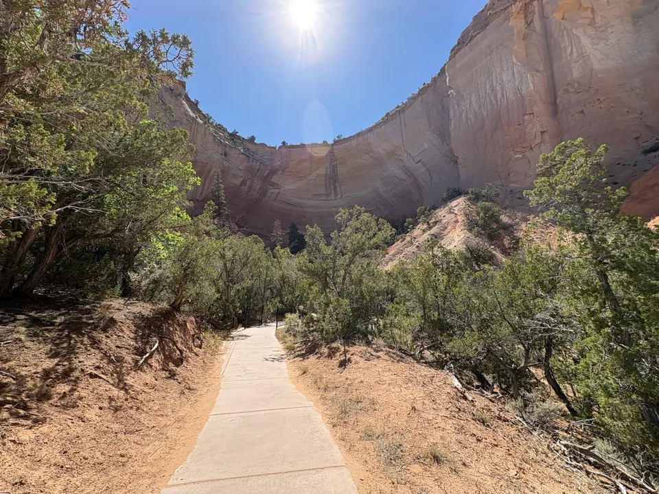 Photograph of Echo Amphitheater3 at Echo Amphitheater, New Mexico.