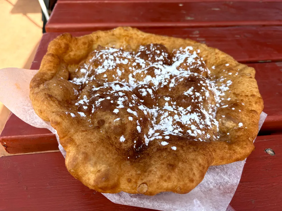 Fry bread at Walatowa Visitor Center