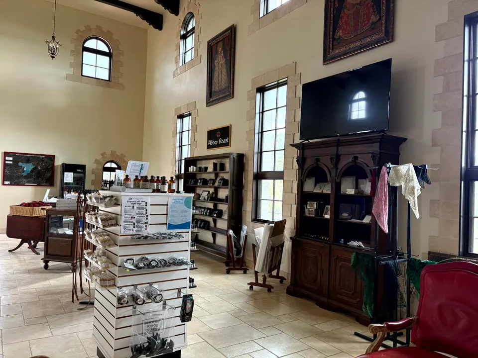 Gift shop at Our Lady of Guadalupe Benedictine Monastery