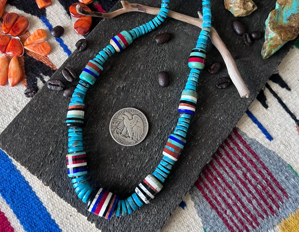 Heishi Jewelry from Kewa Pueblo