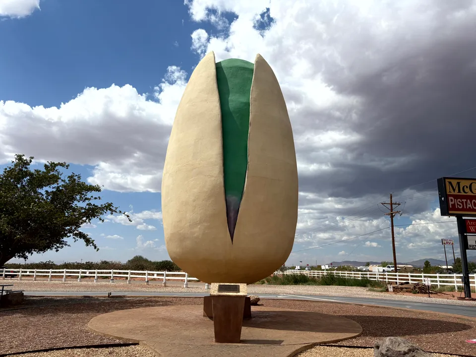 Photograph of Pistachio at Worlds Largest Pistachio, New Mexico.