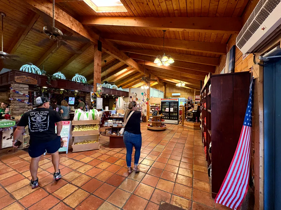 Photograph of Mcginns Store at Worlds Largest Pistachio, New Mexico.