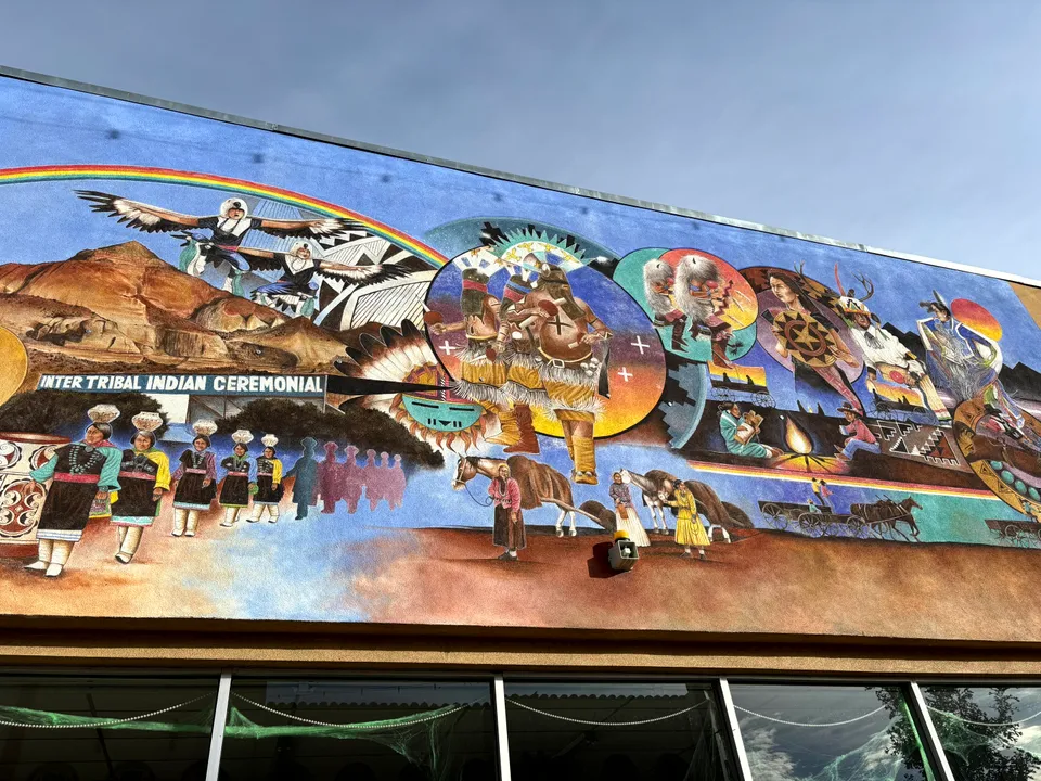 Photograph of Mural2 at Gallup, New Mexico.