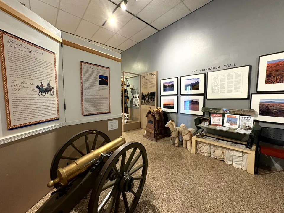 Photograph of Museum at Fort Selden Historic Site, New Mexico.
