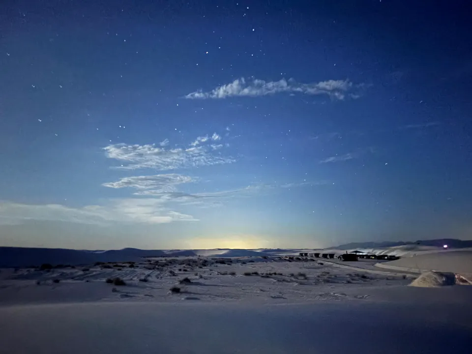 Photograph of Night2 at White Sands National Park, New Mexico.