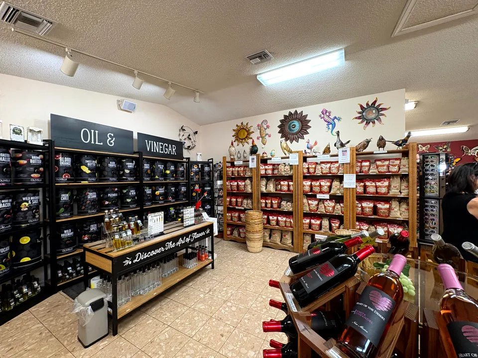 Photograph of Oils at Worlds Largest Pistachio, New Mexico.