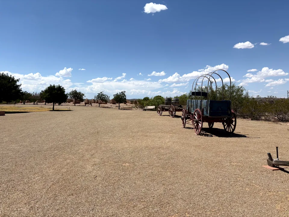 Photograph of Park at Fort Selden Historic Site, New Mexico.