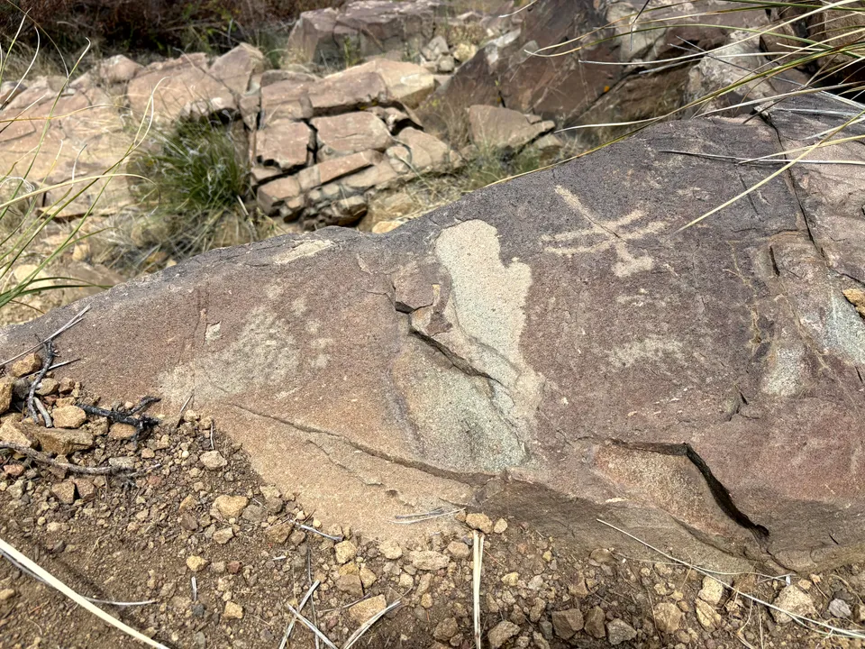Photograph of Petroglyph2 at Dragonfly Petroglyph Site, New Mexico.