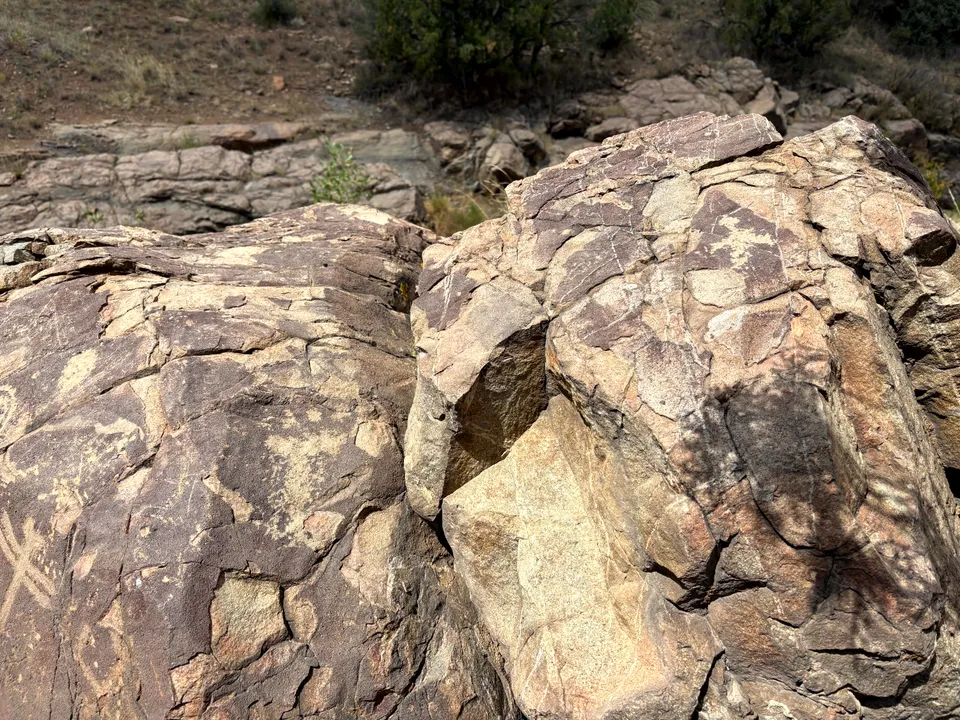 Photograph of Petroglyph4 at Dragonfly Petroglyph Site, New Mexico.