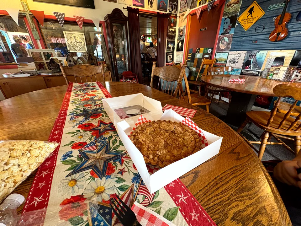 A slice of pie from Pie Town
