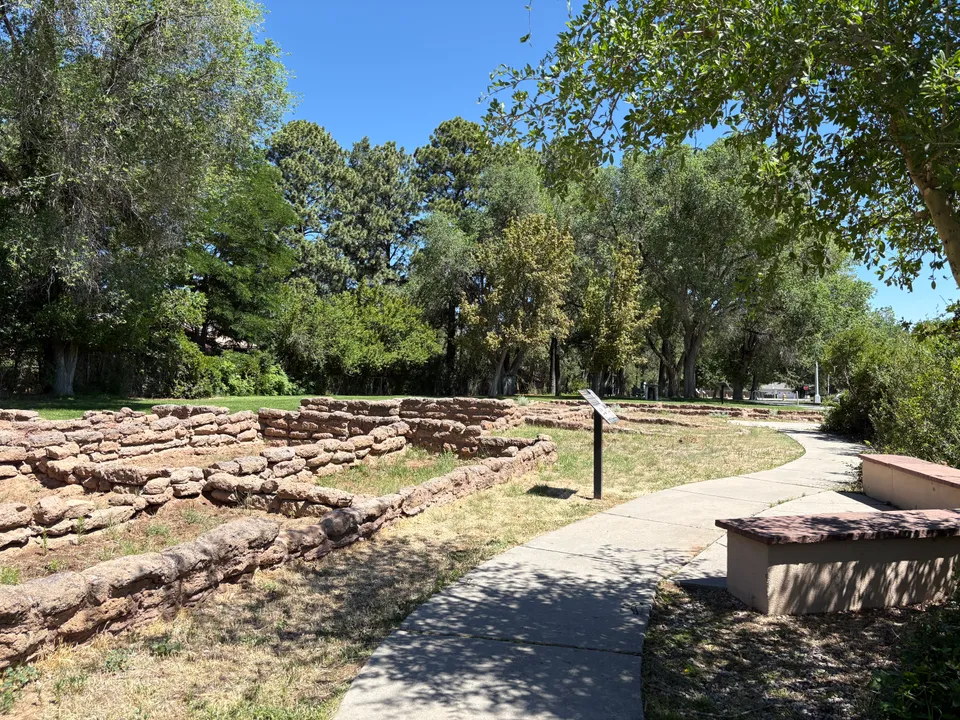 Trail scenery in Bandelier National Monument