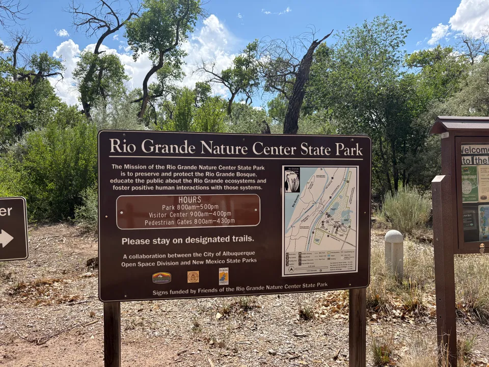 Photograph of Rio Grande State Park4 at Rio Grande Nature Center State Park, New Mexico.