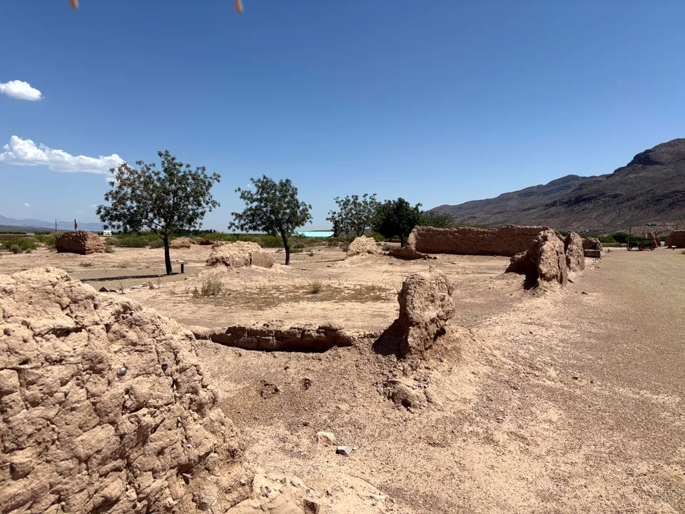 Photograph of Ruins3 at Fort Selden Historic Site, New Mexico.