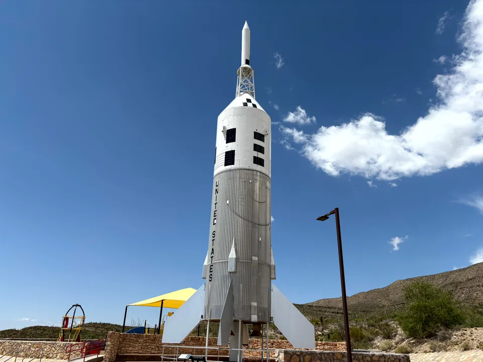 Photograph of Space8 at Alamogordo, New Mexico.