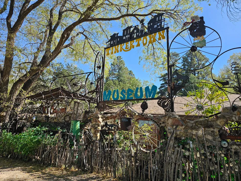 Photograph of Tinkertown at Tinkertown Museum, New Mexico.