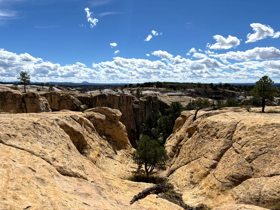 View from the top of El Morro National Monument