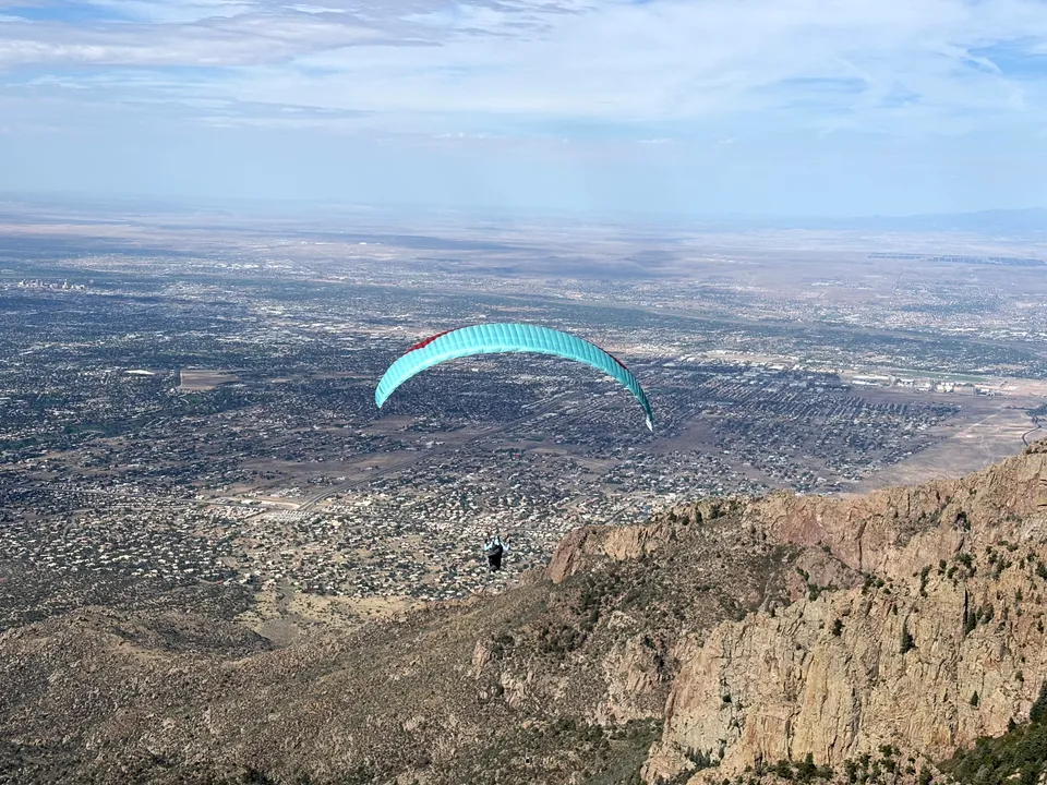 View from the tram over Albuquerque