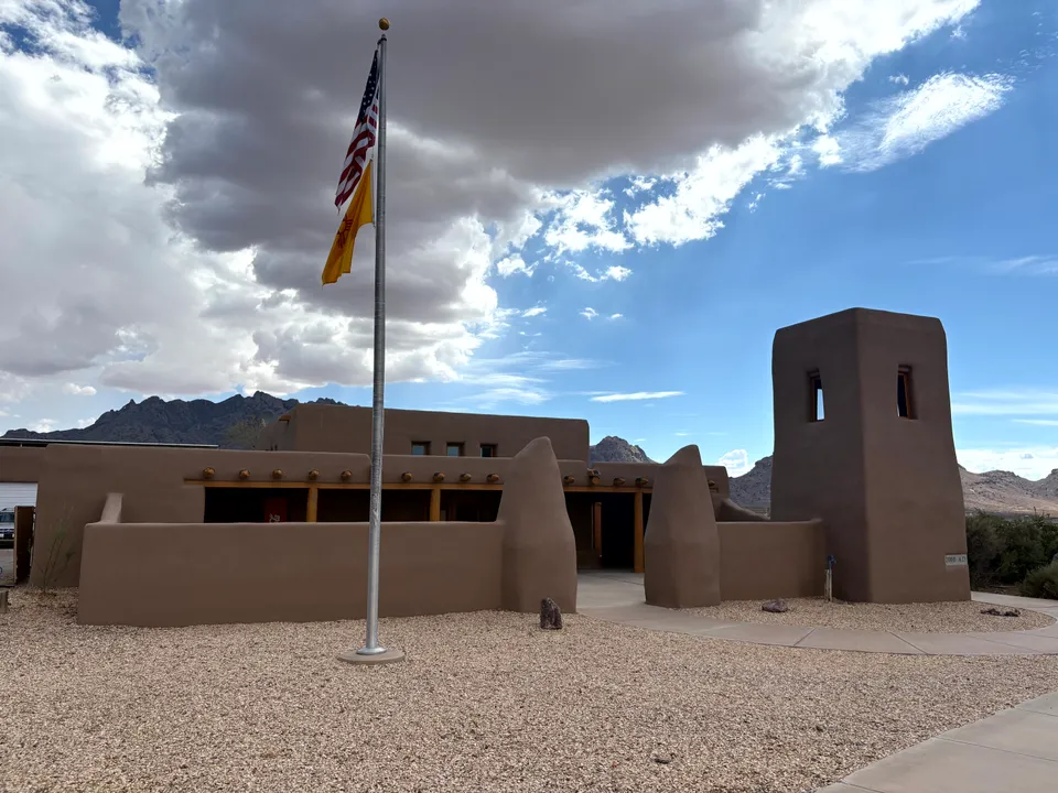 Visitor center at Rockhound State Park