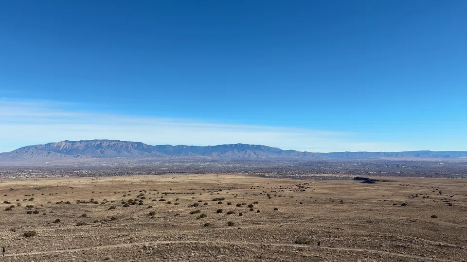 View from the Volcanoes Day Use Area in Albuquerque