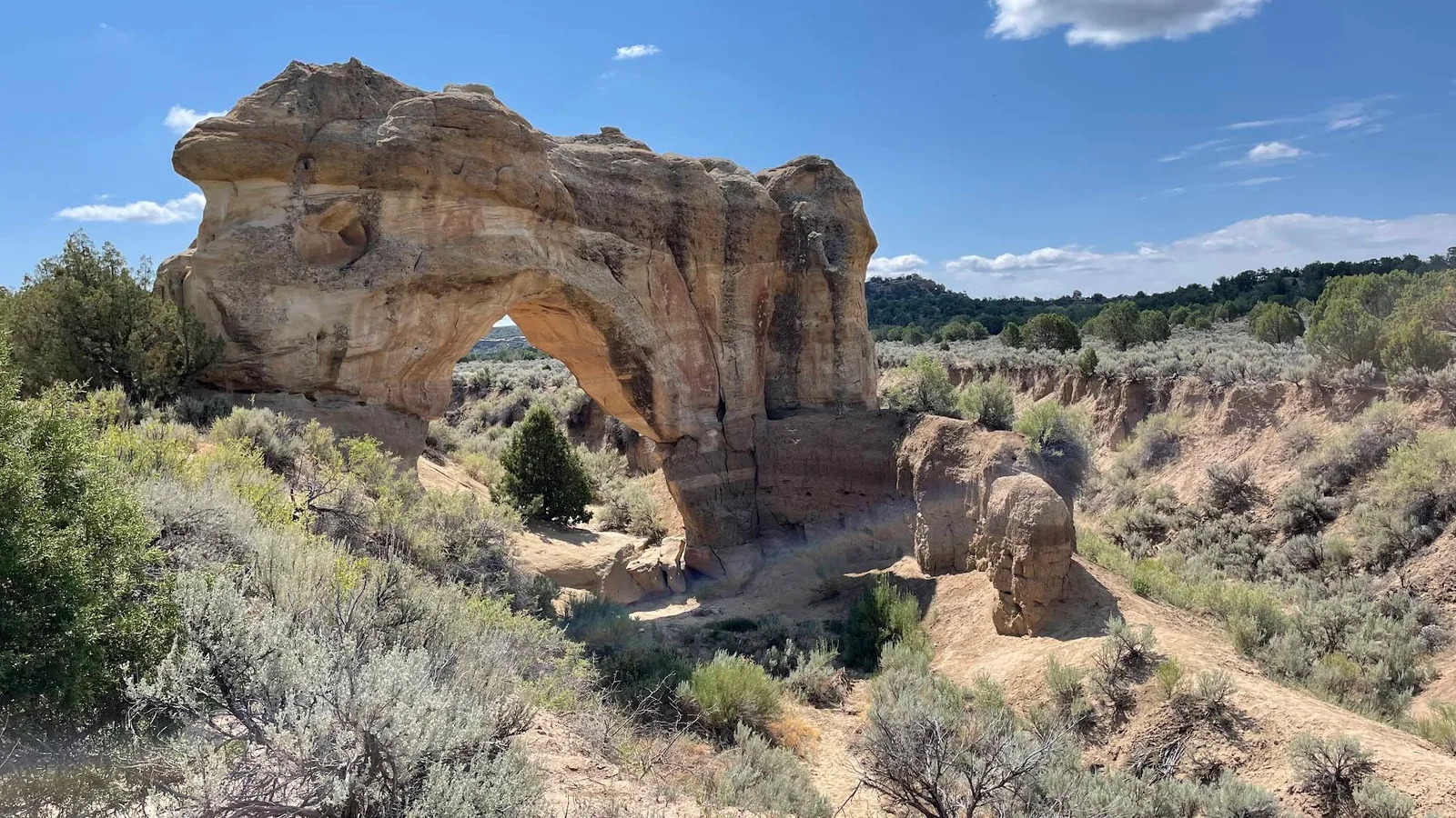 Scenic view of Arch Rock
