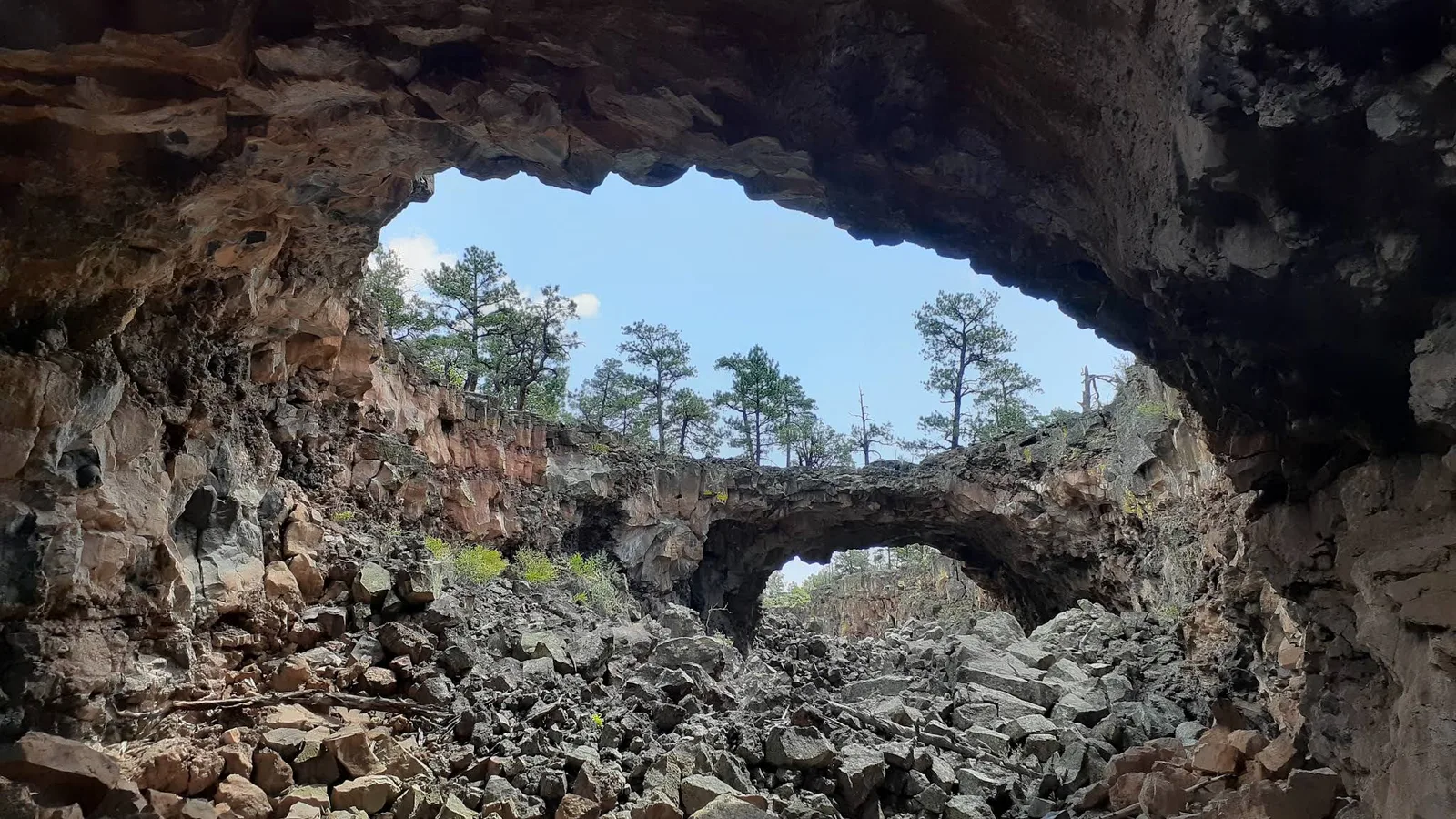 Scenic view of Big Tubes Area