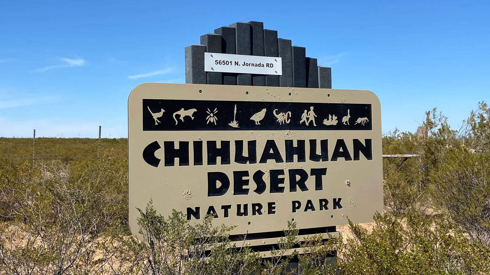 Scenic view of Chihuahuan Desert Nature Park