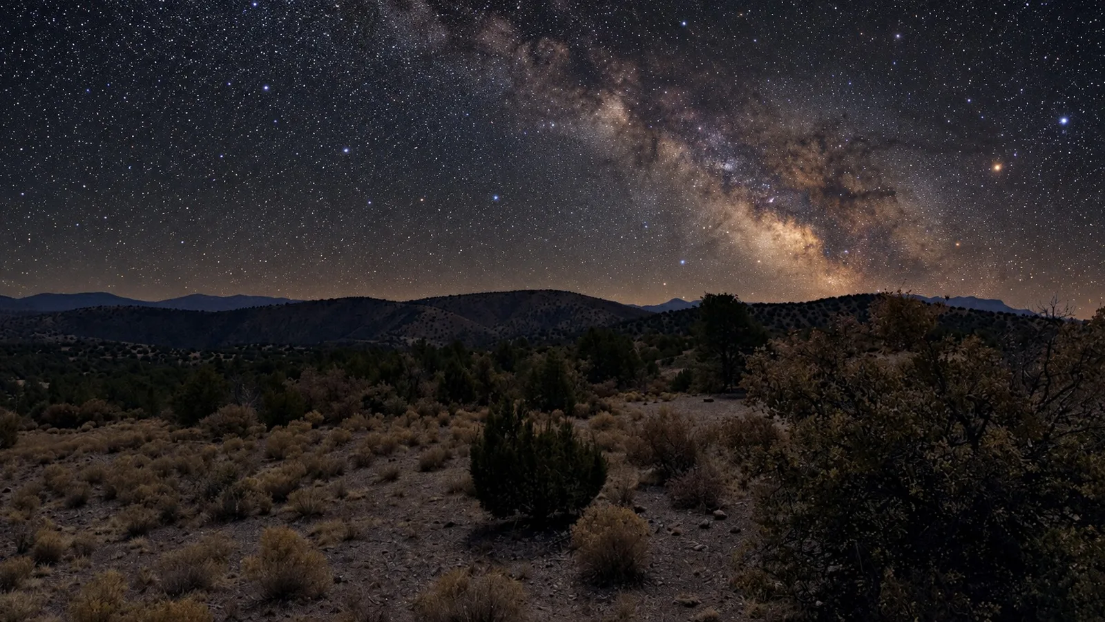 Scenic view of Cosmic Campground