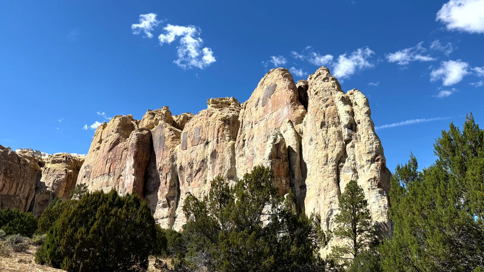 Scenic view of El Morro National Monument