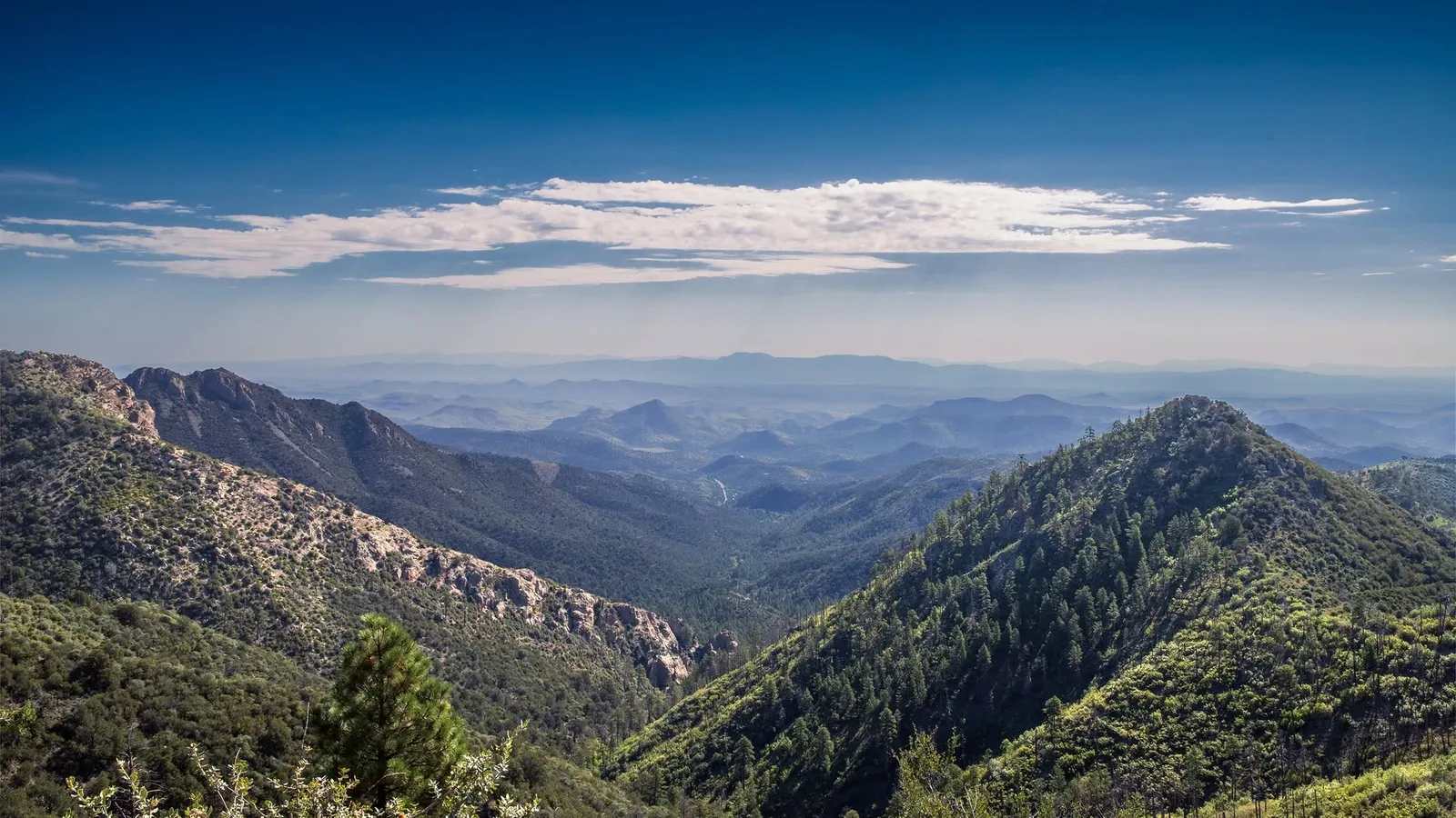 Scenic view of Emory Pass