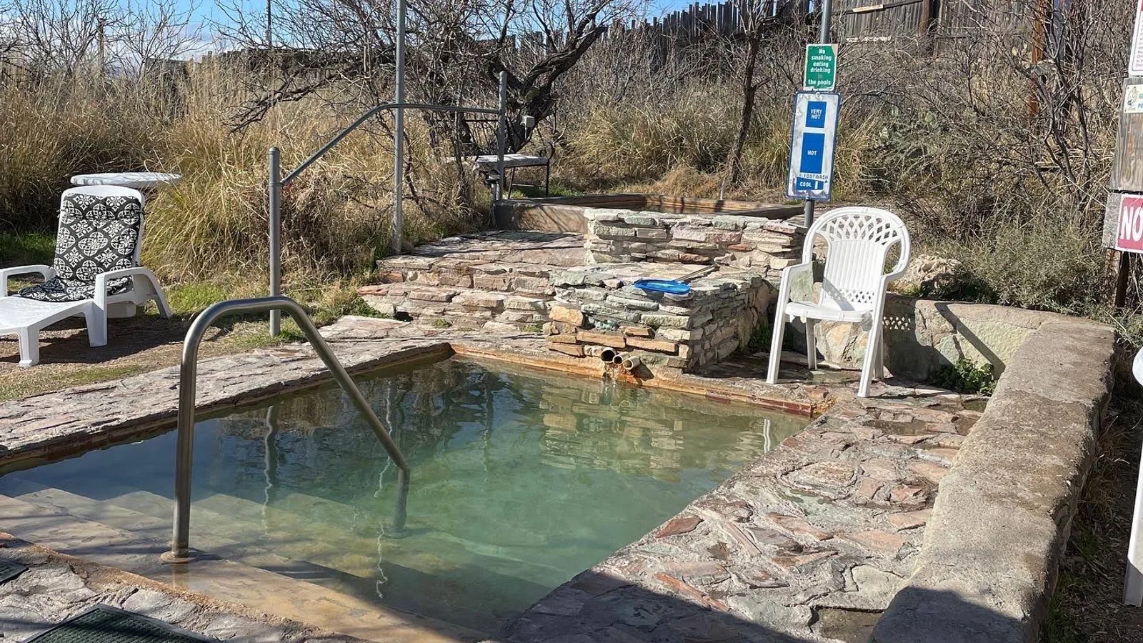 Scenic view of Faywood Hot Springs