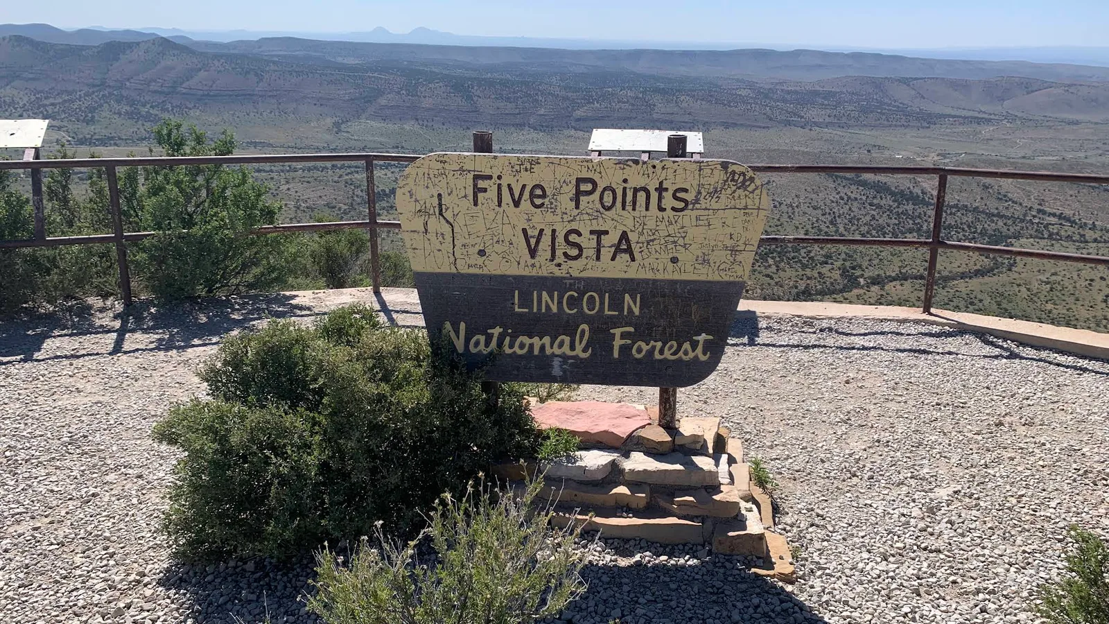 Scenic view of Five Points Vista