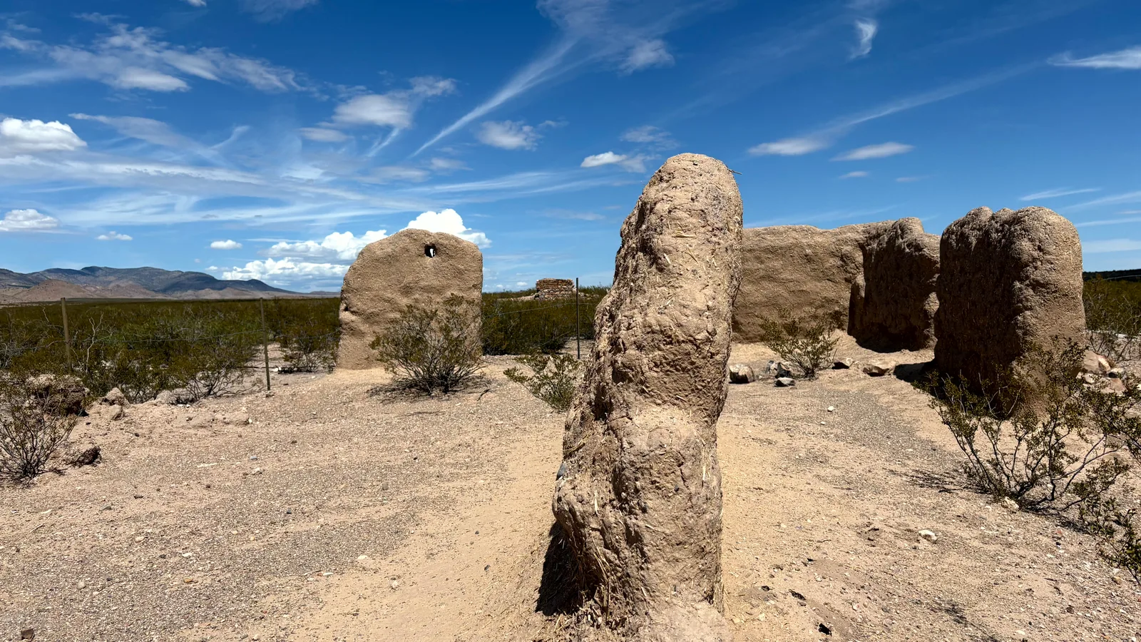 Scenic view of Fort Cummings