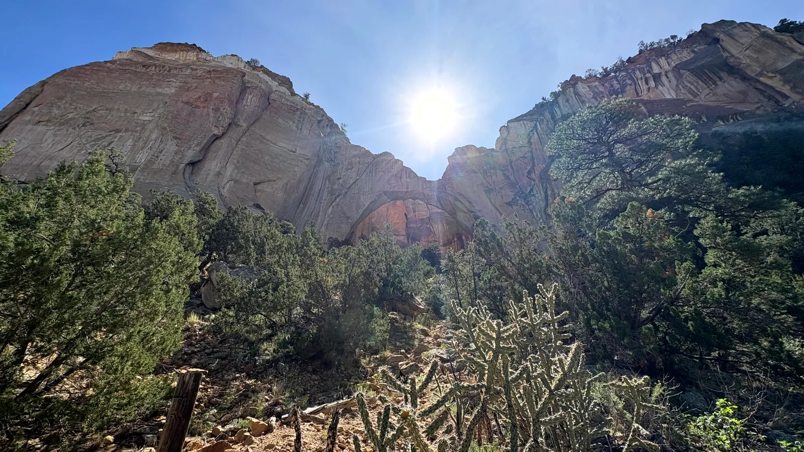 Scenic view of La Ventana Arch