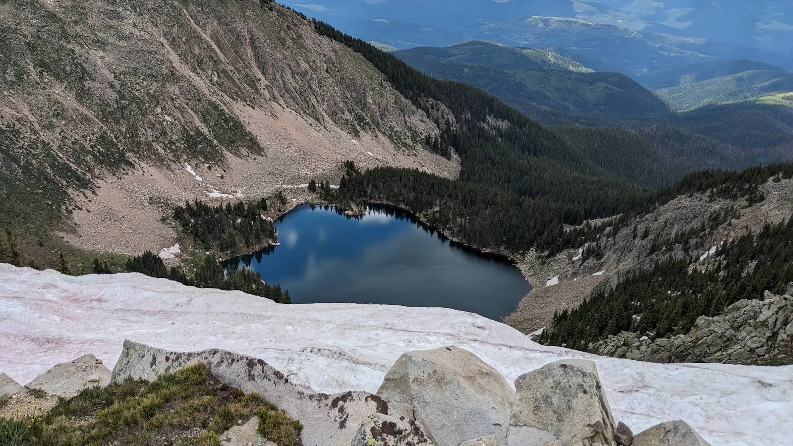 Scenic view of Lake Katherine