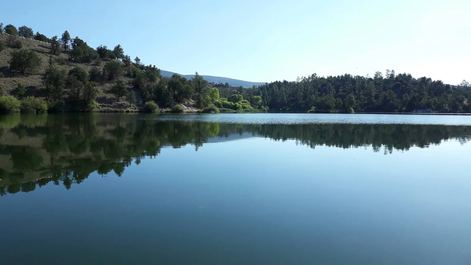 Scenic view of Lake Roberts