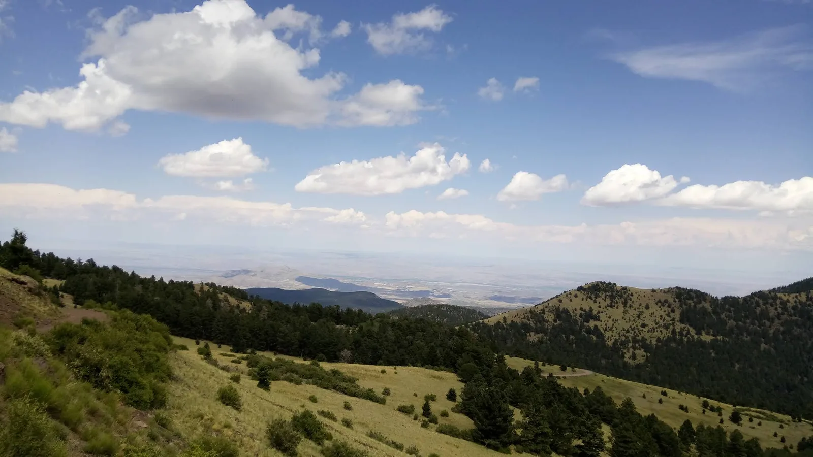 Scenic view of Magdalena Baldy