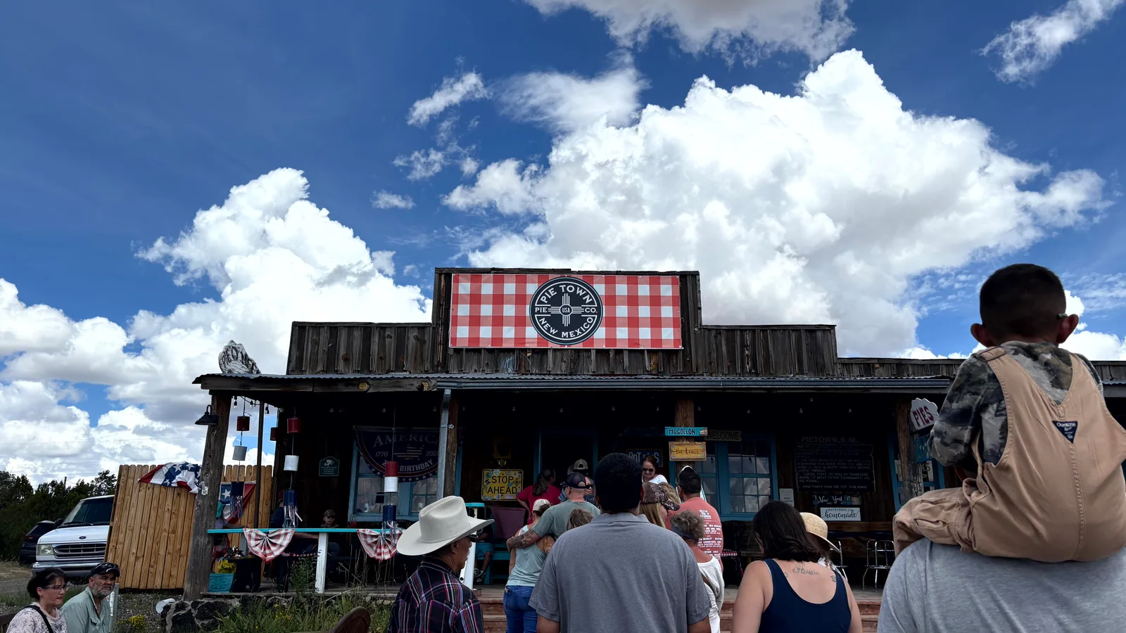 Scenic view of Pie Town