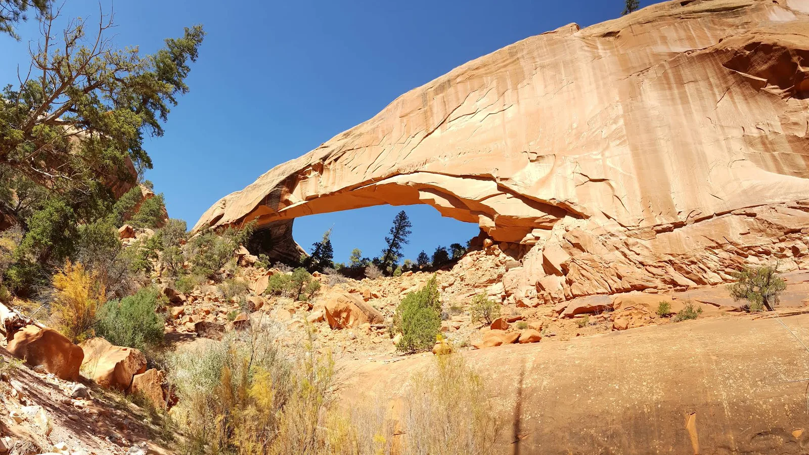 Scenic view of Snake Bridge Arch