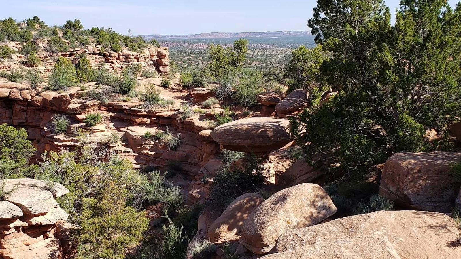 Scenic view of Zuni Mountains