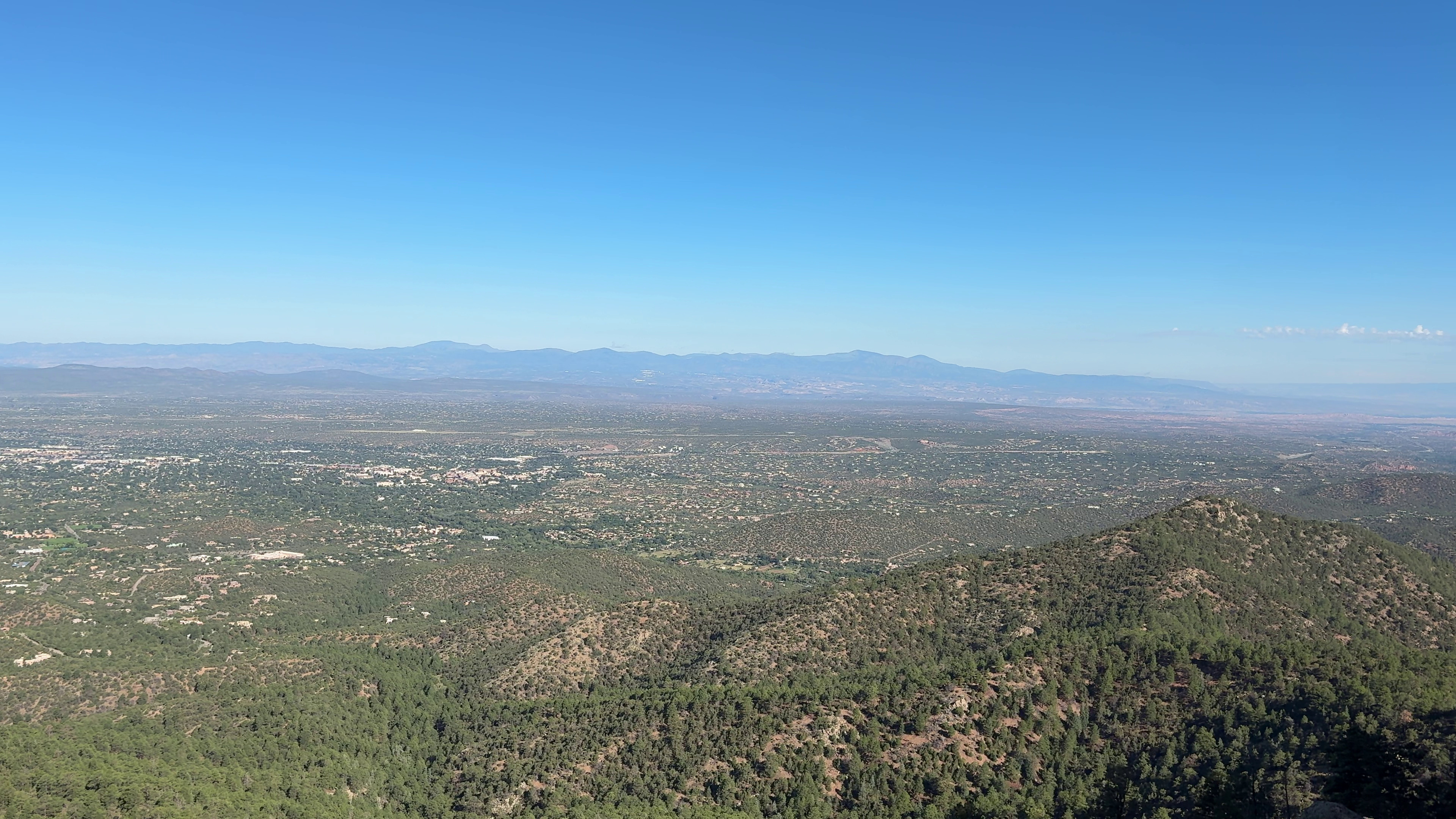 View from Atalaya Mountain near Santa Fe