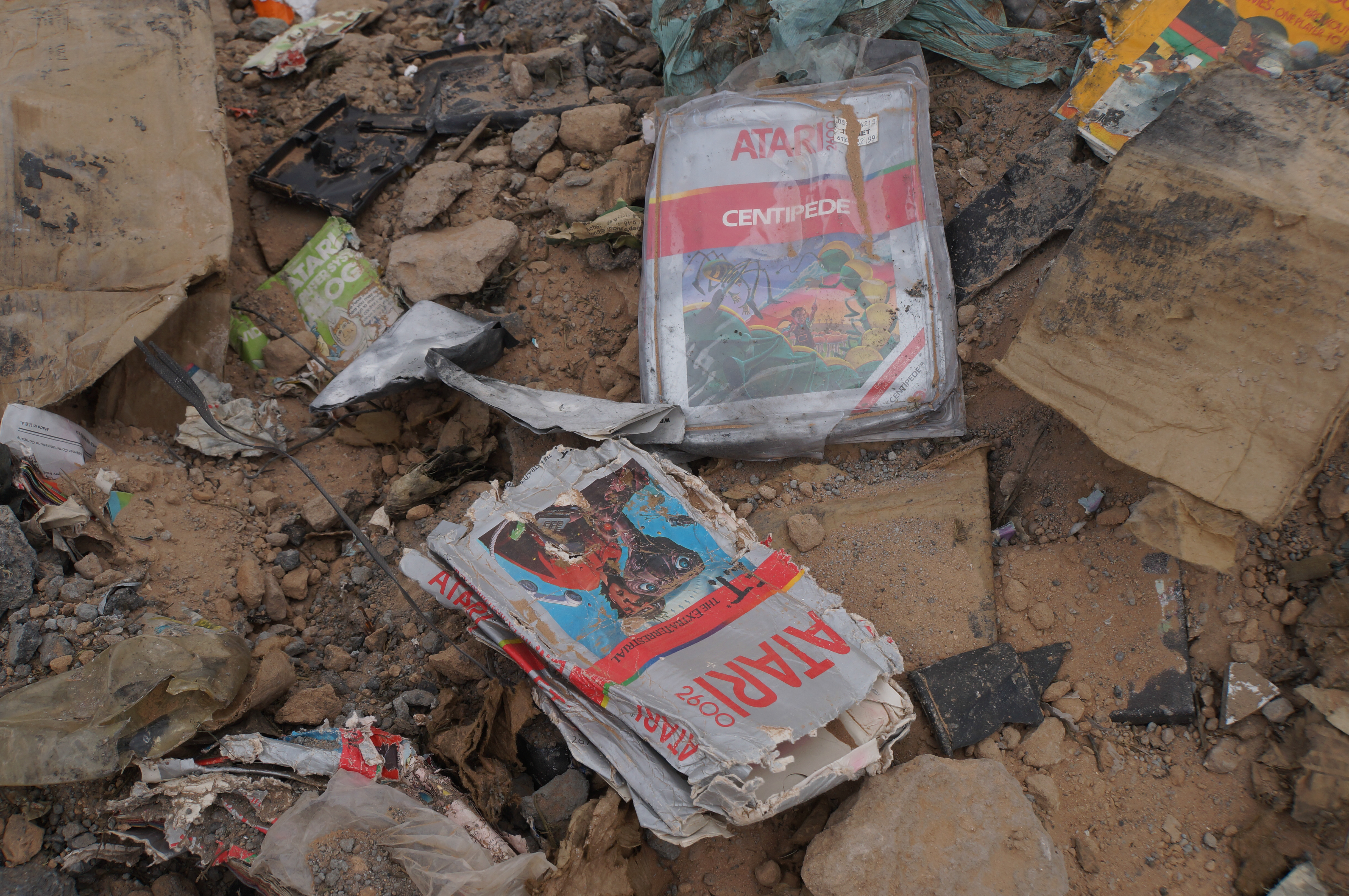 Scenic view of Atari ET Burial Site