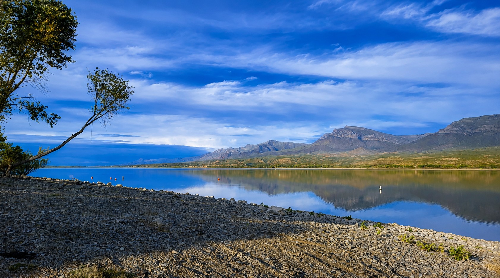 Scenic view of Caballo Lake State Park