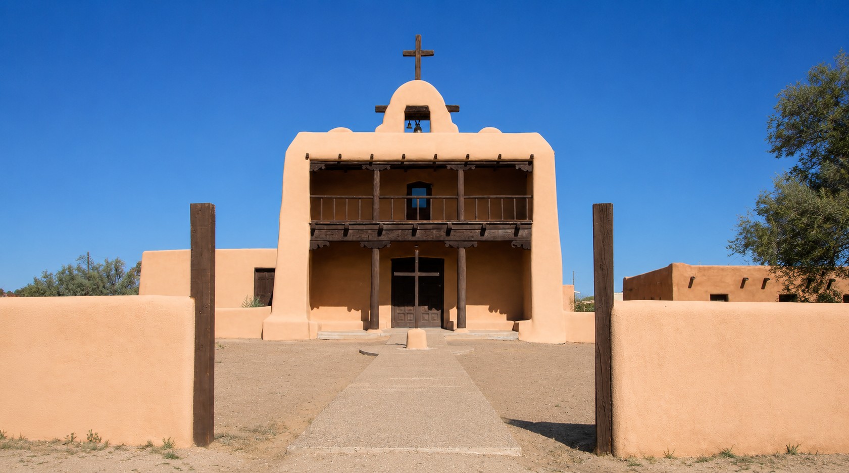 Scenic view of Cochiti Pueblo