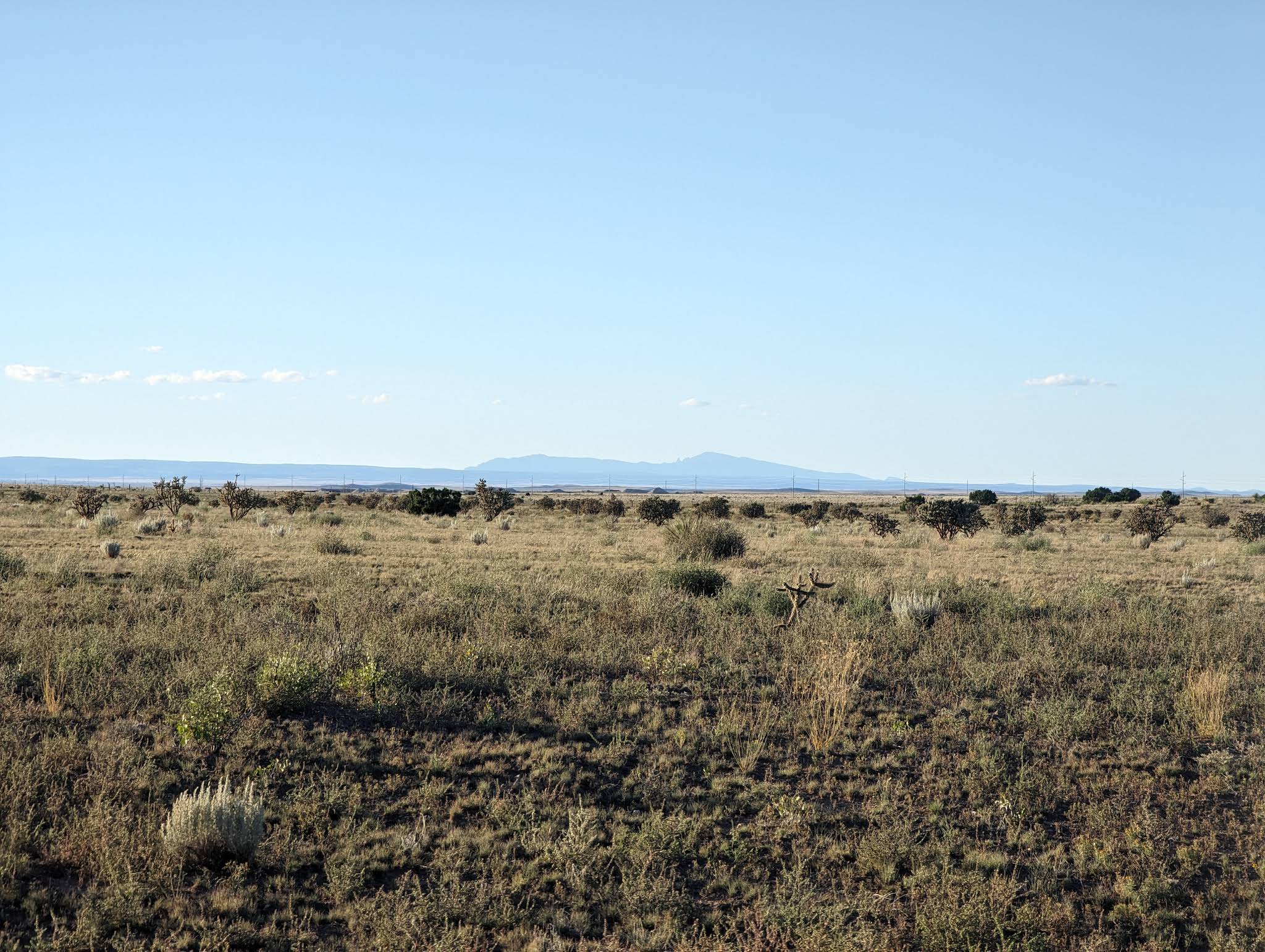 Scenic view of Geometric Center of New Mexico