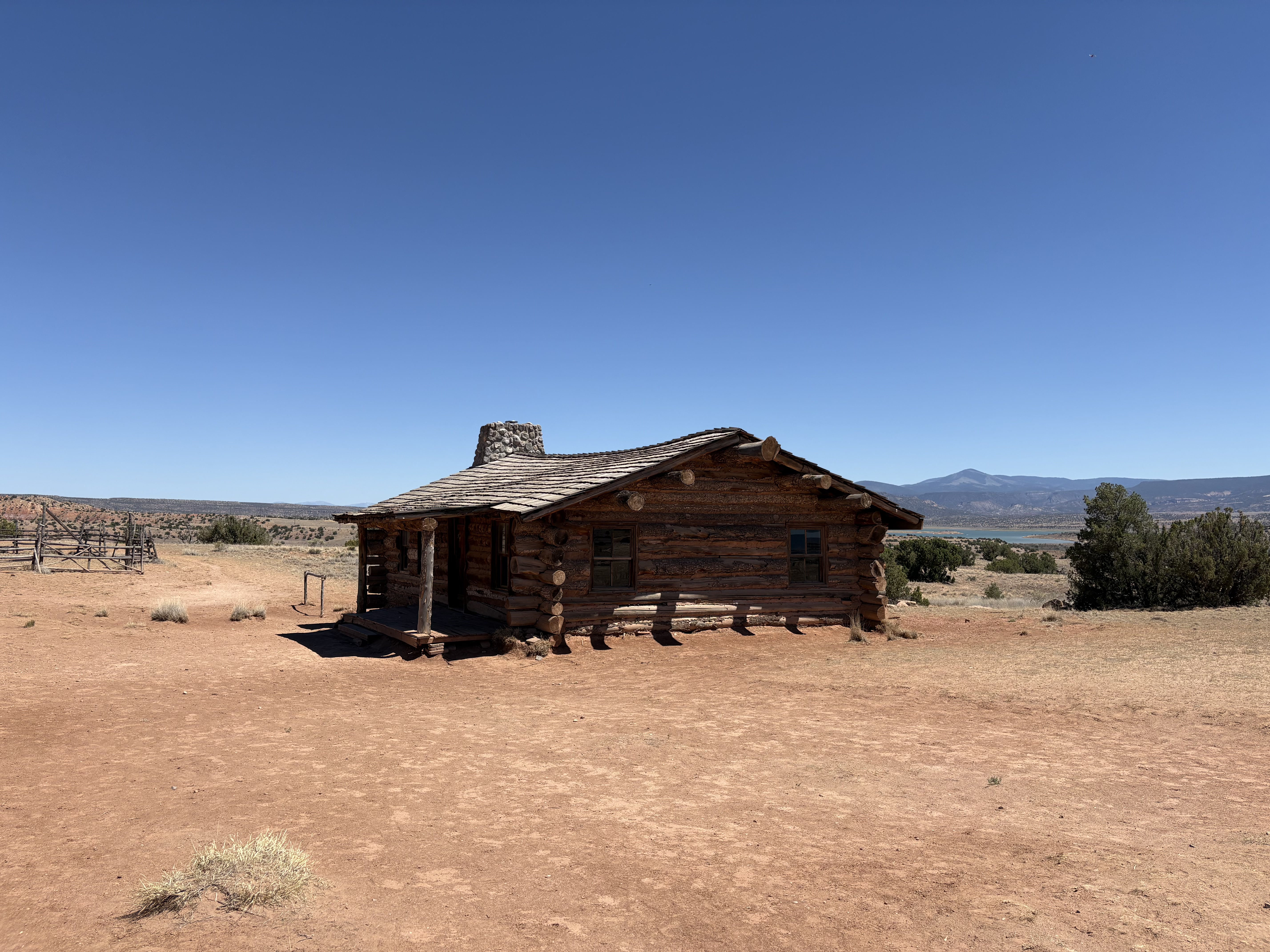 Scenic view of Ghost Ranch
