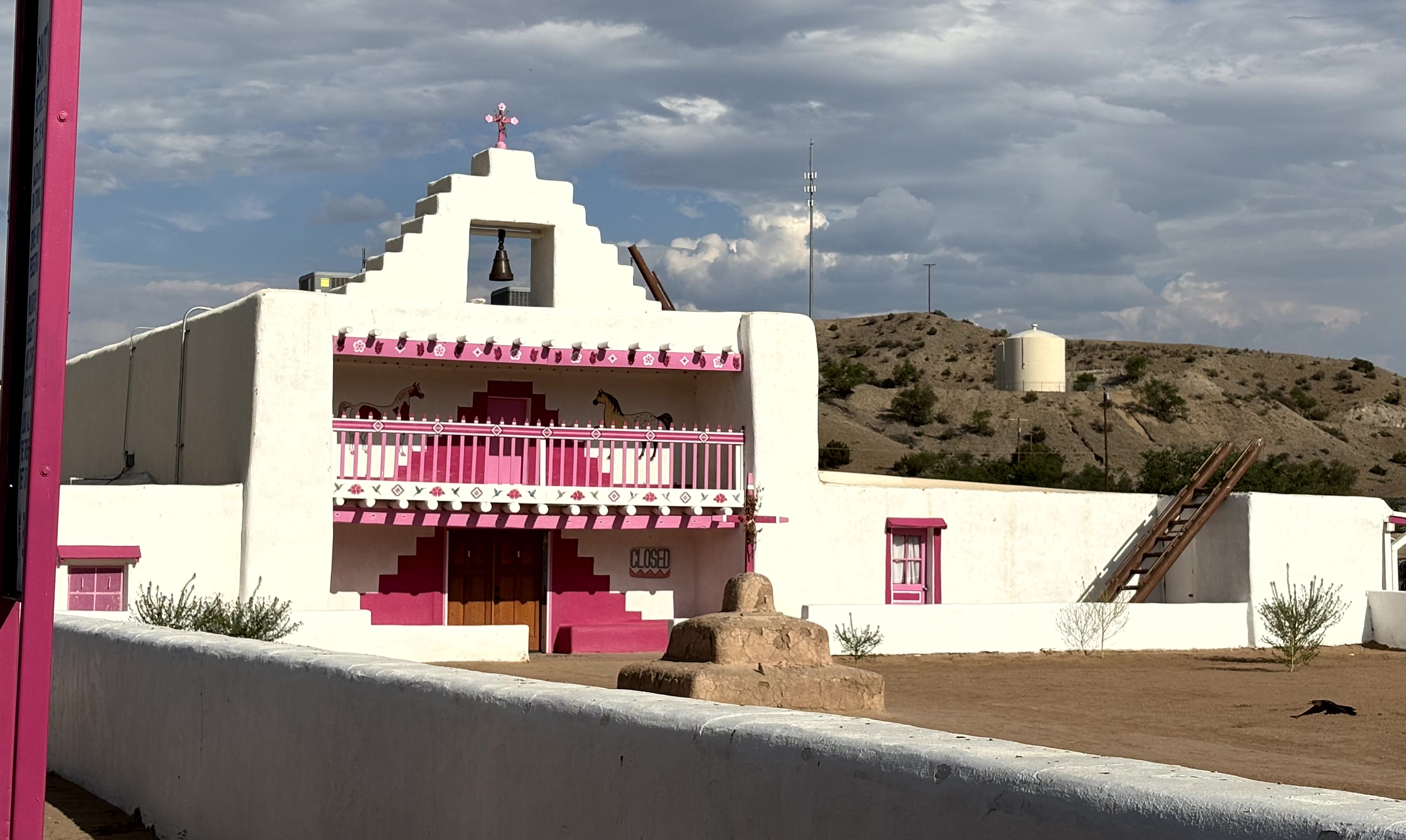 Scenic view of Kewa Pueblo
